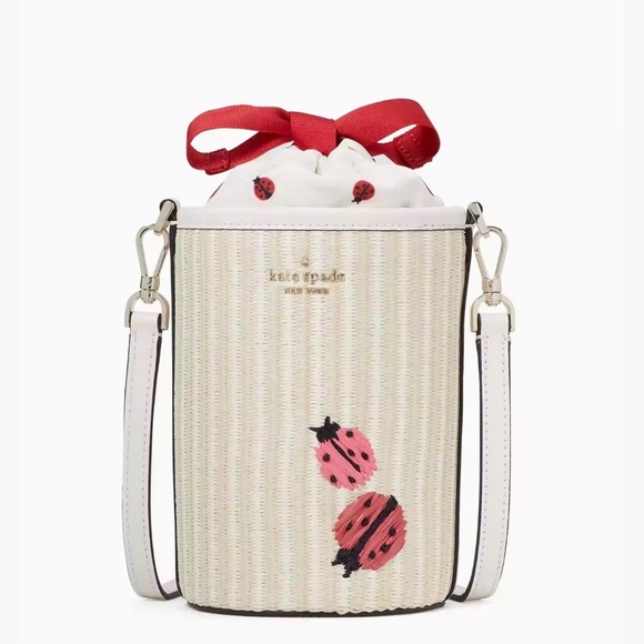 kate spade Handbags - Kate spade NOVELTY limited edition Ladybug Dottie bucket bag